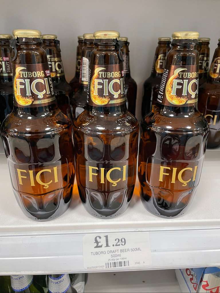 Turkish Lager Tuborg Fici Draft beer 500ml (5%) Turkish lager - £1.29 instore @ Home ...