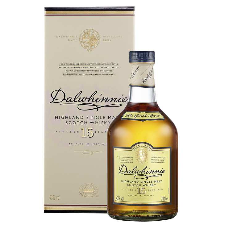 Dalwhinnie 15 Year Old Single Malt Scotch Whisky | 43% vol | 70cl - £36.10 / £32.30 Max S&S