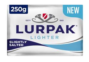 Lurpak Lighter Butter 250g now £1.85 at Sainsbury's (free via checkoutsmart)