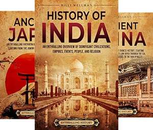 Asia - History of India, Ancient Japan, Ancient China + Indian Mythology + Egyptian Mythology for Kids Kindle Editions