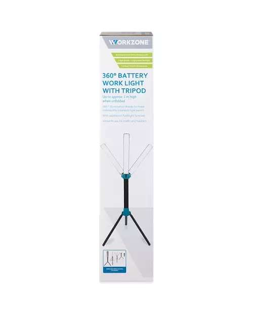 Workzone Light WORKZONE 360° Battery Work Light at Aldi – £24.99 | hotukdeals