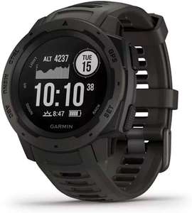 Garmin Instinct Rugged GPS Watch - Graphite (Refurb) - £55.99 delivered using code @ trays_trackers_ltd / eBay