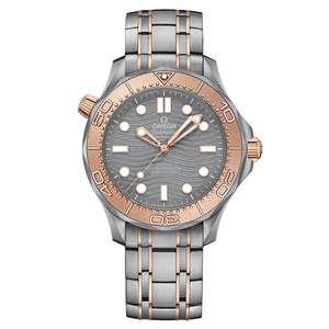 Omega OMEGA Seamaster Diver 300m Limited Edition Titanium and 18ct Sedna Gold Automatic Men’s Watch - £9,900 @ Beaverbrooks