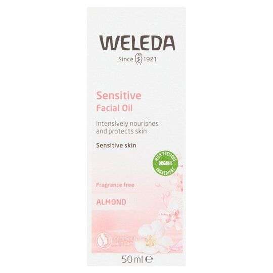 Weleda Almond Sensitive Soothing Facial Oil 50Ml £4.75 @ Tesco