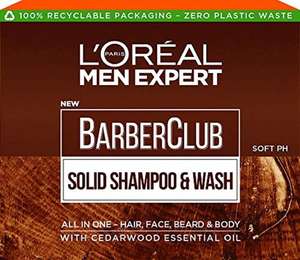 L'Oreal Paris Men Expert Barber Club Solid Shampoo & Wash Bar