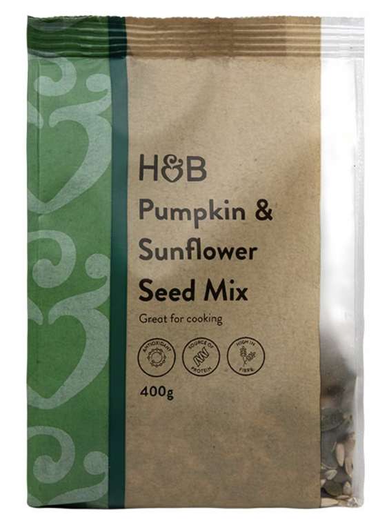 Holland & Barrett Food & Drink Sale - eg Pumpkin & Sunflower Seed Mix 400g (Free Collection)