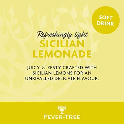 Fever Tree Sicilian Lemonade 24x 250ml cans £4.30 (Minimum Order/Delivery Fees Apply) @ Amazon Morrisons