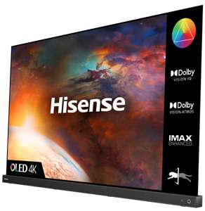 Hisense 55A9GTUK 55 inch OLED 4K Ultra HD Premium Smart TV Freeview Play £799 @ Hisense