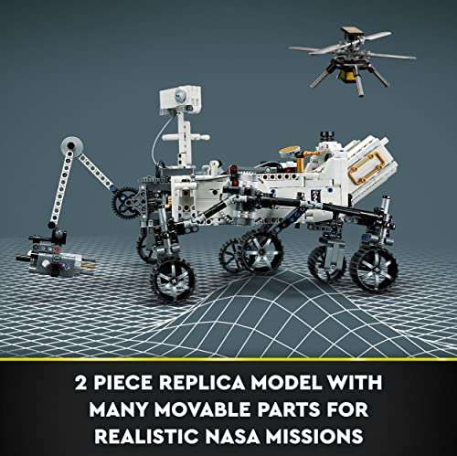 LEGO Technic NASA Mars Rover Perseverance Space Set with AR App Experience, Science Discovery Set