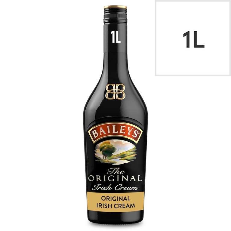 Baileys Original Irish Cream Liqueur Bottle 17% Vol 1L (Clubcard Price) - England only