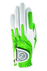 Zero Friction Ladies' Compression-Fit Synthetic Golf Gloves, Universal Fit One Size
