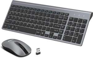 LeadsaiL Wireless Keyboard and Mouse Set For Laptop & Mac (Various Colours) With Voucher Sold By LeadsaiL-UK / FBA