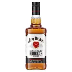 Jim Beam Kentucky Straight Bourbon Whiskey 70cl - £14 / Peach Kentucky Bourbon Whiskey 70cl - £13 @ ASDA