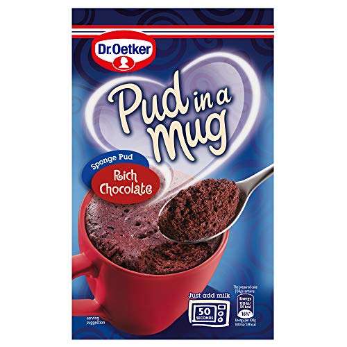 Dr. Oetker Rich Chocolate Pud in a Mug, 70g each, Pack of 15 - £6.75 via S&S