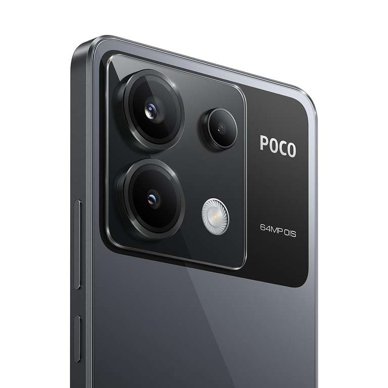 POCO X6 5G Black - Smartphone 12+256GB Snapdragon 7s Gen 2, 64MP triple camera, 6.67" 120Hz, 5100mAh, 67W (UK Version + 2 Years Warranty)