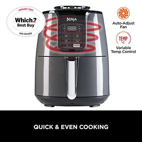 Ninja AF100UK 3.8L Air Fryer and Dehydrator - Grey