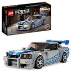 LEGO 76917 Speed Champions 2 Fast 2 Furious Nissan Skyline GT-R (R34) Race Car with Racer Minifigure