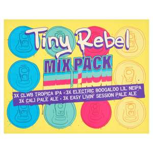 12x 330ml Tiny Rebel beer mixed pack - Nectar price