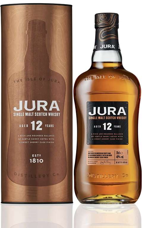 Jura 12 Year Old Single Malt Whisky 70 cl. - £29.99 / £28.49 S&S @ Amazon