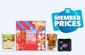 Pizza Meal Deal with 1 pizza, 2 sides and a drink (includes Peroni, Guiness or Pepsi Max £10 Members price instore / £12 non members online