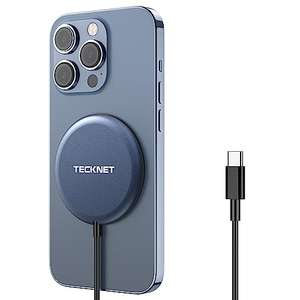 TECKNET 15W Wireless Charger with Built-In USB-C Cable - Sold by TECKNET / FBA