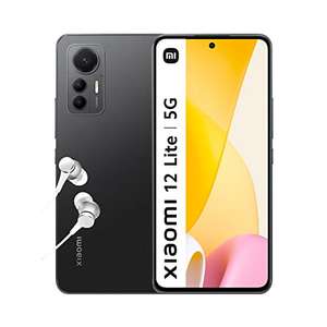 Xiaomi 12 Lite 5G, 8+128 GB, 120Hz AMOLED Display, Snapdragon 778G, 108MP, with 67W Turbo Charge, Black (UK Version + 2 Years Warranty)