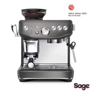 Sage The Barista Express Impress - Bean to Cup Coffee Machine - Black Stainless Steel - SES876BST4GUK1