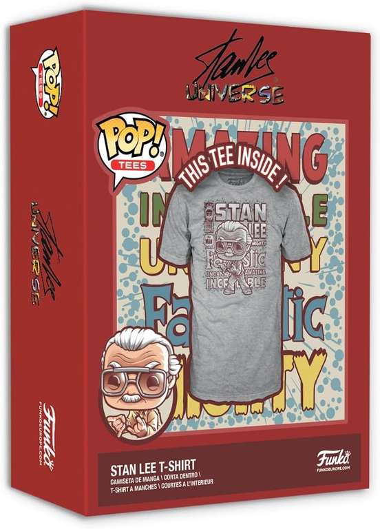 Funko Boxed T-Shirt: Marvel - Stan Lee