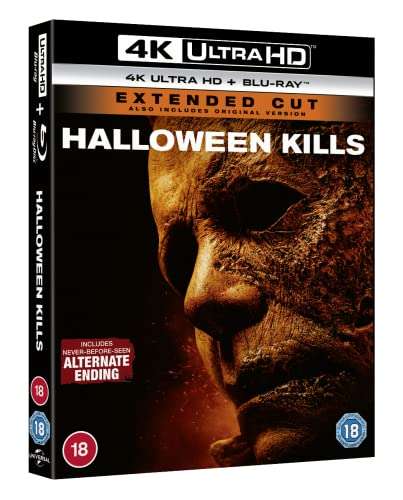 Halloween Kills [4K Ultra-HD] [2021] [Blu-ray] [Region Free] - £11.39 @ Amazon