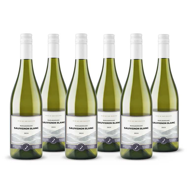 Marlborough Sauvignon Blanc, White Wine, 75cl, Case of 6 13% ABV - £33.31 max S&S