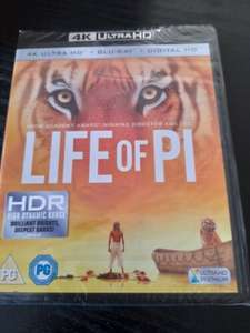 LIFE OF PI (4K ULTRA HD + BLU RAY) NEW SEALED £4.95 @ NowThatsMedia eBay