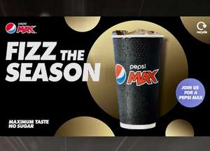 FREE Regular Soft Drink with Cineworld Cinema Advent Calendar Pepsi Max / Cherry / Diet, 7up / Tango Sugar Free / Robinsons