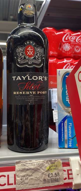 Taylor's Select Reserve Port £3.58 @ Co-operative (Cambourne)