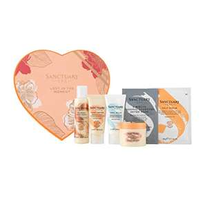 Sanctuary Spa Gift Set, Lost In The Moment Gift Box With Face Mask, Hand Cream, Foot Cream, Salt Scrub, Body Butter and more £8 @ Amazon