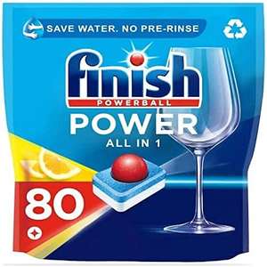 4 pack x 80 Finish Powerball Lemon Dishwasher Tablets (£25.08 on S&S)