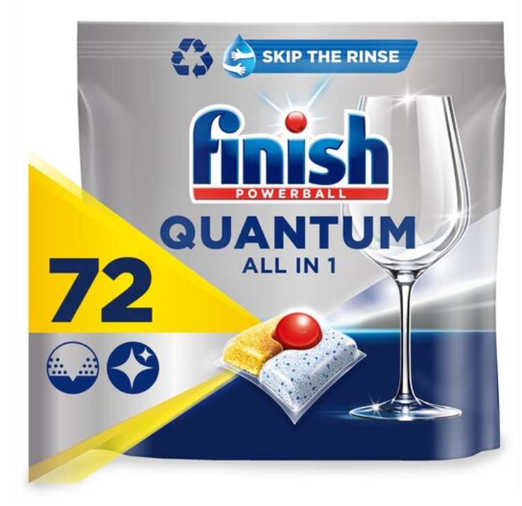 Finish Quantum dishwasher tablets 288 tablets (Clubcard price)