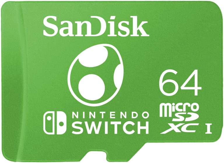 2 Pack SanDisk 64GB microSDXC Card for Nintendo Switch (includes two cards)