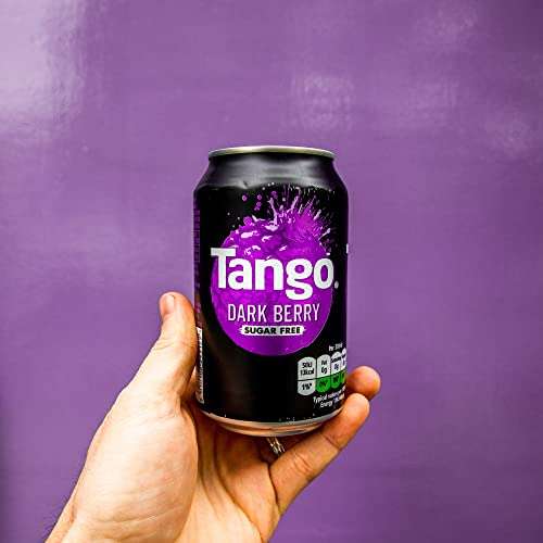 Britvic Tango Dark Berry Sugar Free – 330ml Cans (Pack of 24) – £7.50 @ Amazon