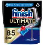 2 x Finish Ultimate All in One Dishwasher Tablets 85 Pack + BOTANICA Vanilla & Himalayan Magnolia Candle 500g for £21.25 with code @ Finish