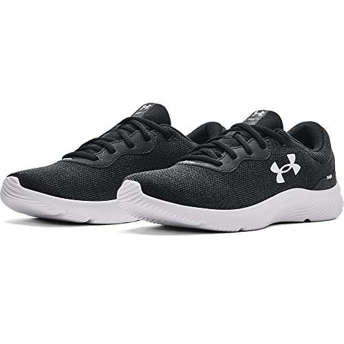 Under Armour Men's Mojo 2 Jogging Superior Traction, Black/White Running Shoes, Sizes 6-7.5 & Black Sizes 8-8.5