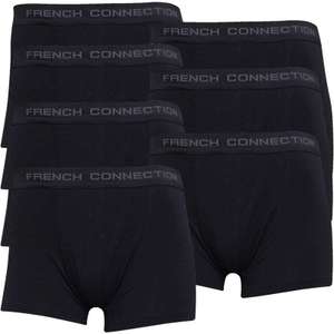 French Connection Mens Seven Pack Boxer Trunks Black £24.99 +£4.99 delivery @ MandM