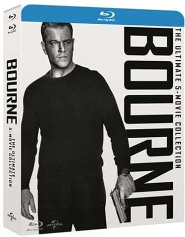 Bourne Ultimate Collection 5 films Blu Ray boxset £6 (Used) Free click & collect CEX