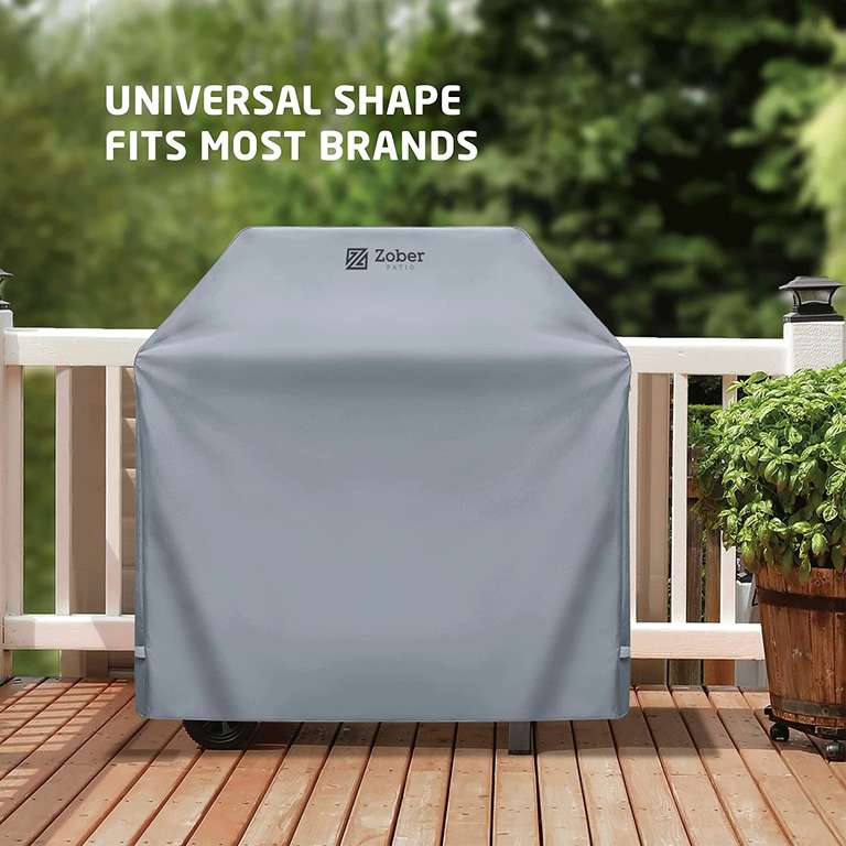 All-Weather Premium BBQ Cover Double-Layer 600D Oxford Fabric 112cm £11.55, 147cm £14.44, 162cm £17.84 W/ Voucher By YH-Goods UK FBA
