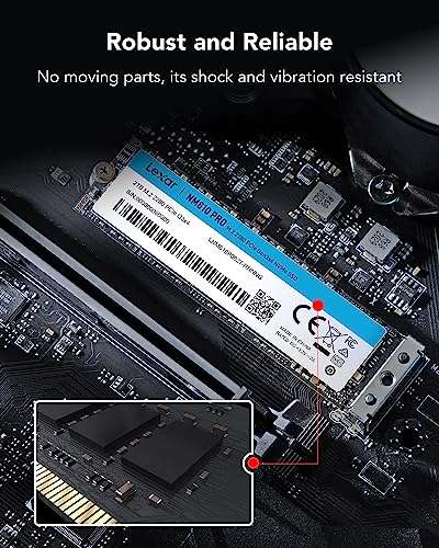 Lexar NM610PRO 2TB SSD, NVME 1.4 PCIe Gen3x4 M.2 2280 Internal SSD Sold by Longsys Official Store