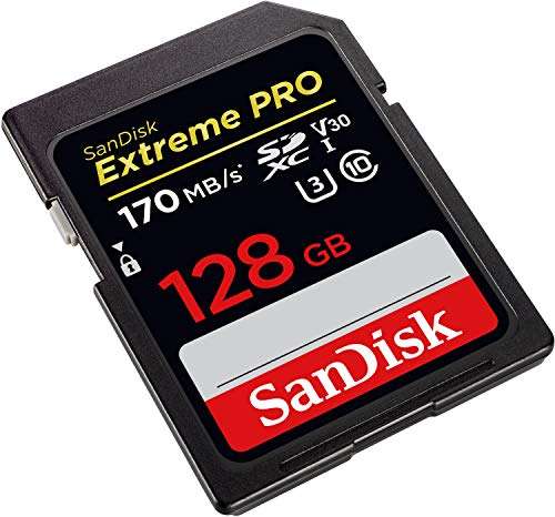 SanDisk Extreme PRO 128GB SDXC Memory Card - £24.99 @ Amazon
