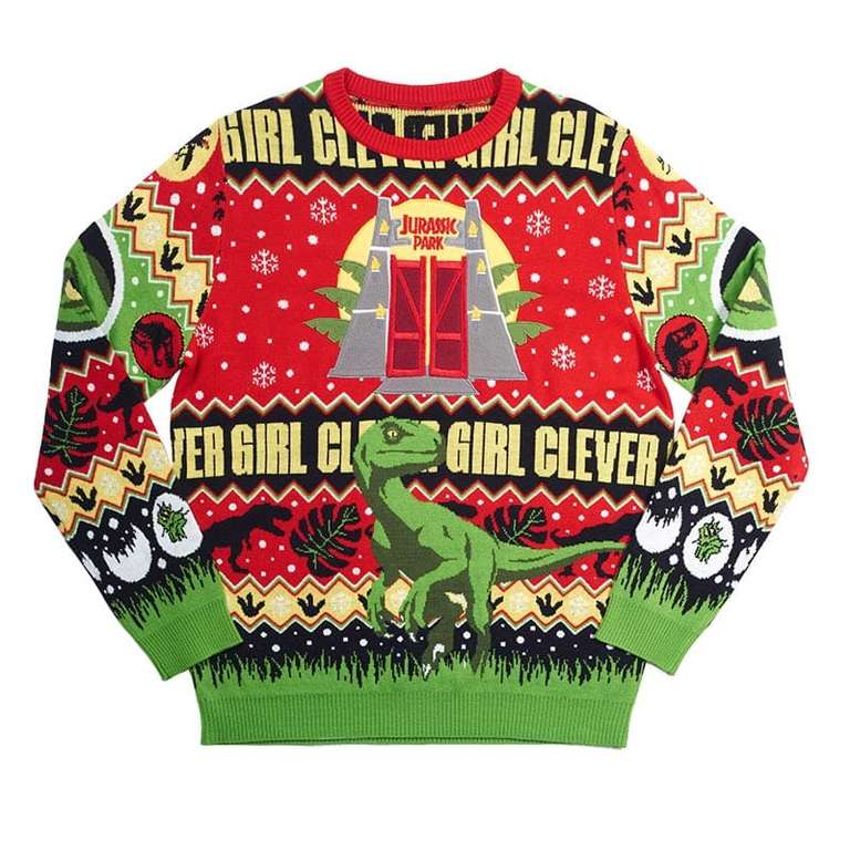 Jurassic Park / E.T / The Grinch Christmas Jumper Sale - £14.99 + £2.99 delivery @ Just Geek