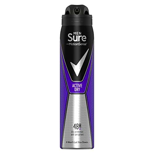 Sure Active Dry 48h protection MotionSense technology deodorant 250 ml £1.90 @ Amazon