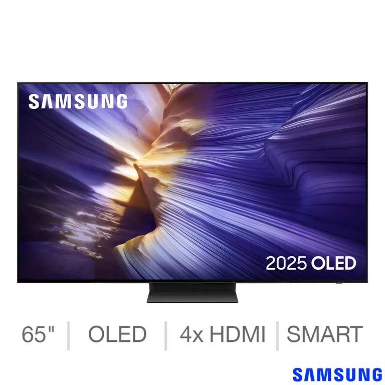 Samsung QE65S93FATXXU 65 Inch QD-OLED 4K Ultra HD Smart TV - 5 year Warranty Instore