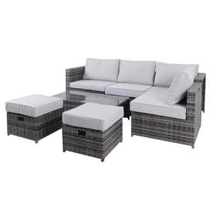 Linea Garden Rattan 7pc Sofa Set 99 (+ £20 Voucher)