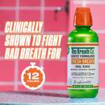 The Breath Co Alcohol Free Mouthwash - Dentist Formulated Oral Rinse for 12 Hours of Fresh Breath - Mild Mint Flavour, 500ml
